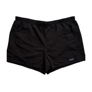 Patagonia Baggies Shorts Womens Size XL Black 4” Inseam #57059 Unlined Swim Hike